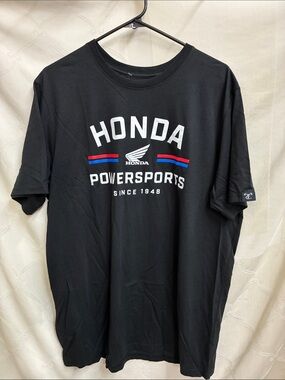 Men’s Black Honda Powersports Logo T-Shirt